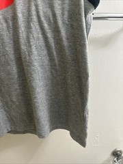 Nike Sportswear Ace Logo Ringer Icon Tank Mens Small Black Gray Red Tag