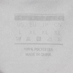 Light Gray Long-Sleeved Activewear T-Shirt Men’s Large