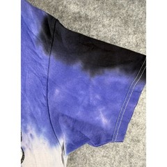 Disney Hocus Pocus Tie Dye Shirt Mens Medium Purple Black Binx Cat Halloween Tee