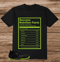 Foamposite Volt Black Air One T Shirt Match SUCC