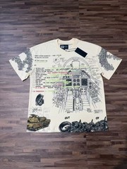 26SS Godspeed Tank program characters print Tee Mens shorts Sleeve T-shirt