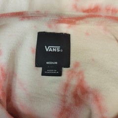 Vintage Style Vans Tie Dye T Shirt size M Orange and White