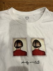 Mens Uniqlo UT Andy Warhol Everybody Must Have A Fantasy White T-Shirt Small