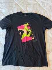 Jordan Men’s Crew Shirt AJ JSW Pattern Cotton Size M