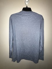 Weatherproof Vintage Long Sleeve Mixy Henley in Blue Heather