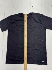Kenneth Cole Reaction Solid Black Basic Casual Short Sleeve T Shirt Mens Size L