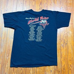 Van Halen Shirt Mens Size Large Black Running With The Devil Tour 2008