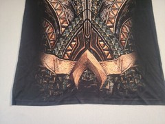 Aquaman Shirt Mens Large Black Full Wrap AOP 2-Sided Marvel Comics Movie Promo