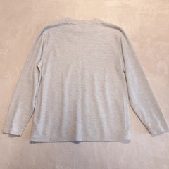 Tommy Bahama Mens Rayon Polyester Thermal Gray L Navy Marlin LS Crew ZTB97769