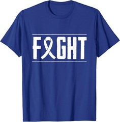 Lung Cancer Fight Cancer Ribbon Cancer Awareness Unisex T-Shirt