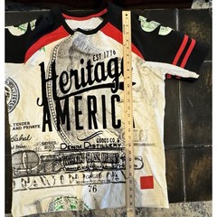 The Heritage By America Denim Distillery Working Class Heros T Shirt Size Med