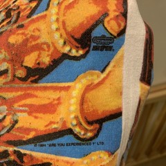 Vintage Jimi Hendrix 90’s AOP Bold As Love Graphic Hanes Tag Size L 22x28in