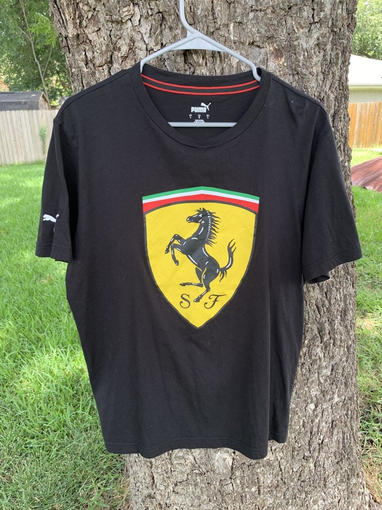 Brand New PUMA Ferrari Scuderia 2024 Tee Mens Large Black