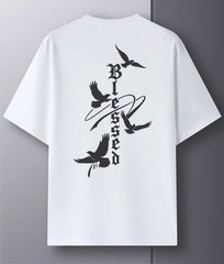 Sebashley Blessed T-shirt 100% Thick Cotton in Various Sizes High Quality SB