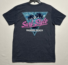 Surf Style Madeira Beach Short Sleeve Blue Souvenir 80s Graphic T-Shirt Men’s M