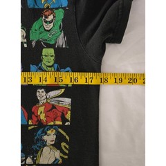 DC Comics Originals Shirt Small Cartoon Super Hero Villain Comic Black Tee