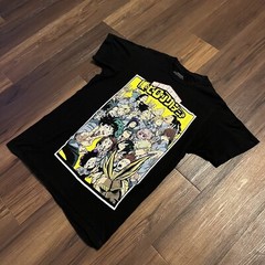 My Hero Academia T Shirt Sz Small Anime Japanese Comic Art Graphic Tee Black