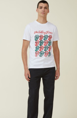 The Rolling Stones Christmas Tee Shirt XL White Red Green
