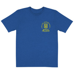 NEW Amity Police Island New England Shark JAWS Movie Funny Cotton T-Shirt S-5XL