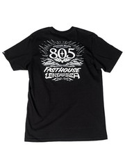 Fasthouse Men’s 805 Land & Sea Short Sleeve Midweight T-shirt Motocross Logo Tee