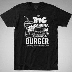 Big Kahuna Burger T-Shirt Hawaiian Pulp Fiction royale Logo tarantino movie 90s