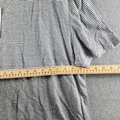 The Men’s Store at Bloomingdale’s Striped Linen Tee XL Dark Slate Short Sleeve
