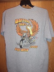 Daytona 64th Bike Week 05 gray XL t shirt