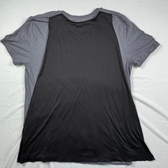 Batman Mens Gray Graphic T-Shirt with Detachable Cape DC Comics Size L Large