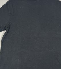 J Crew Sueded Cotton T Shirt Mens Small Slim Fit Black Jersey Tee Crewneck FLAW