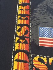 Vintage 90s Desert Storm Gulf War T-Shirt Size XL U.S.A. Eagle F-16 Fighter Jets