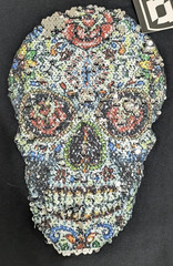 New Fashion Skulls Rhinestone Mens Luxury Short Sleeve T Shirt Trend Streetwear