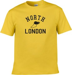 North London Retro Track T-Shirt – Running, College, Souvenir, Various Colours