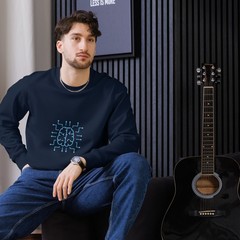 Premium Eco Men’s Sweatshirt – Regular Fit and Durable Set-In Sleeves | DARK
