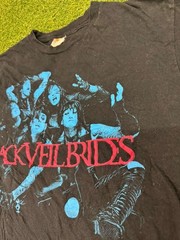 Vintage Bay Island Sportswear T Shirt Mens Large Black Black Veil Brides Graphic
