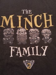 Hobonichi Official Earthbound Minch Family shirt XL Mother 2 Nintendo Japan