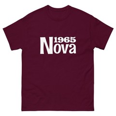 1965 CHEVY NOVA T-SHIRT sizes SMALL thru 5XL CHOOSE FROM 10 COLORS!
