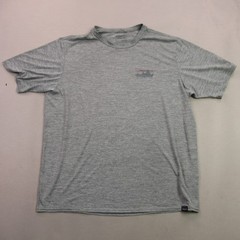 Patagonia Men’s Large L Gray Heathered Crew Neck Short Sleeve T-Shirt Save Our