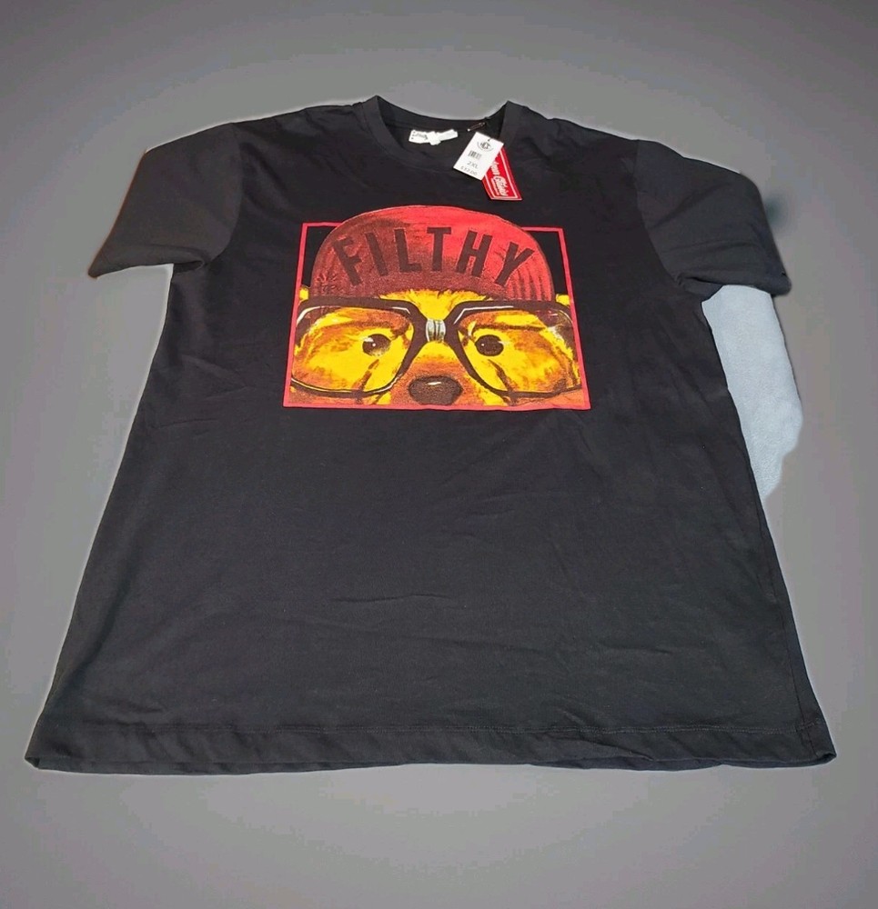Headgear Classics Filthy D Men’s Black Tee Size 2XL NWT