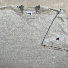 Vintage Russell Athletic Pro Cotton T-Shirt Men’s XL Gray Made in USA Blank 90s