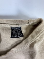 Vintage Karl Kani Men’s T-Shirt Size 2XL Tan Beige Hip Hop Shoulder Patches Y2K