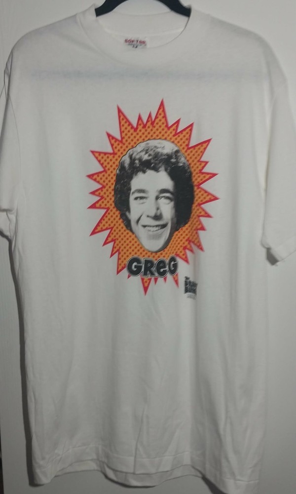 Sof Tee VTG 90s The Brady Bunch Greg White Graphic Crew Neck T-Shirt L
