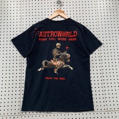 Travis Scott Astroworld T Shirt Mens Medium Black 2010s Wish You Were Here Tour