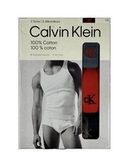 NWT. Calvin Klein. 3 Pack. Cotton Classic A-Shirt. Tank. Multi. MSRP $49.50