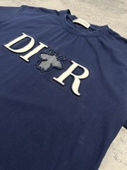 Christian Dior Homme Bee Applique Navy T-Shirt