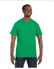 Gildan Mens G500 Premium Short Sleeve Heavy Cotton Plain Casual T-Shirt Pack 6