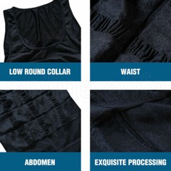 FAJAS Men Ultra Lift Body Slimming Shaper Weight Loss Shapewear Waist Shirt Vest
