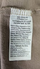 Cotton On Mens 2XL Longline T-Shirt Dark Beige “New States Unknown Projects”