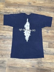 Vintage Slipknot 1999 Navy Blue Tee Shirt Distress Size M Don’t Ever Judge Me