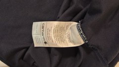 Carhartt Force Relaxed Fit Navy Crew Neck Pocket T-Shirt Mens Size L