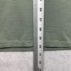 Fjallraven Abisko Wool T Shirt Mens XXL Green Logo Performance Crewneck Outdoor